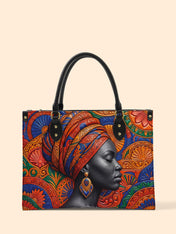 Ancestral Veil Premium Leather Handbag QR0TD701
