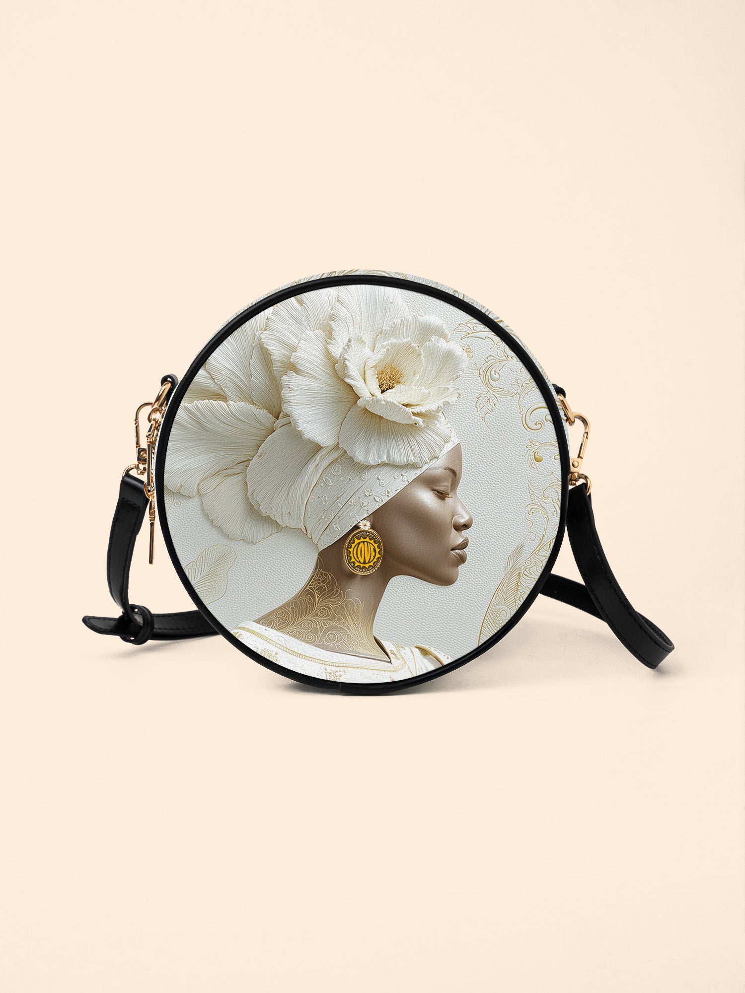 Luminous Bloom Circle Crossbody Bag QR0TV121