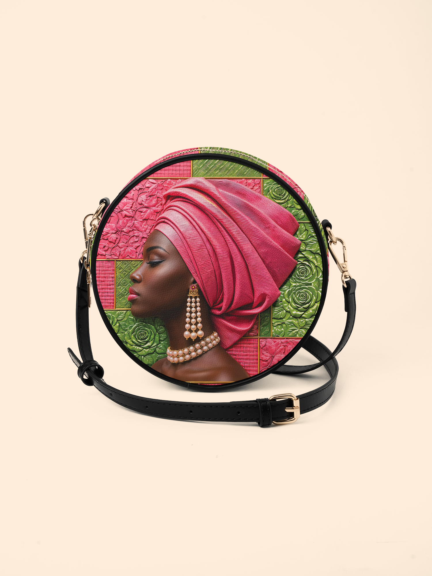 Pink Sovereign Circle Crossbody Bag QR0TD709