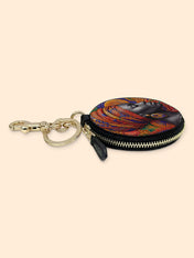 Ancestral Veil Circular Coin Pouch Bag Charm QR0TD701