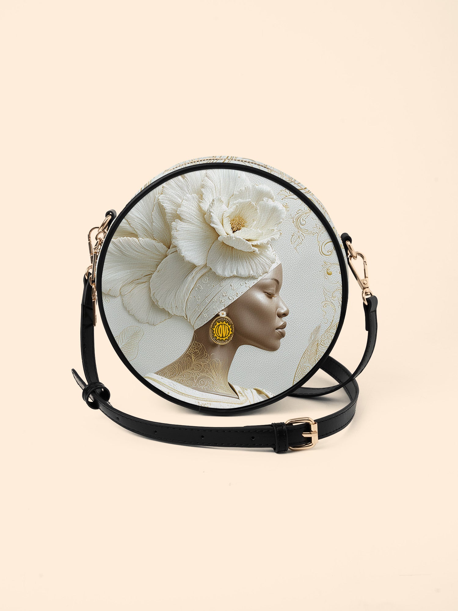 Luminous Bloom Circle Crossbody Bag QR0TV121