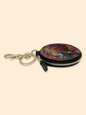 Rooted Aura Circular Coin Pouch Bag Charm QR0TD702