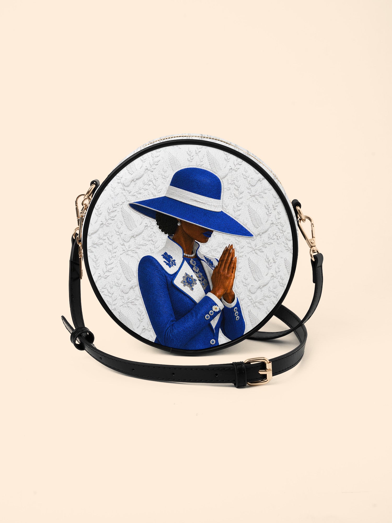 Faithful Elegance Circle Crossbody Bag QR0TV283