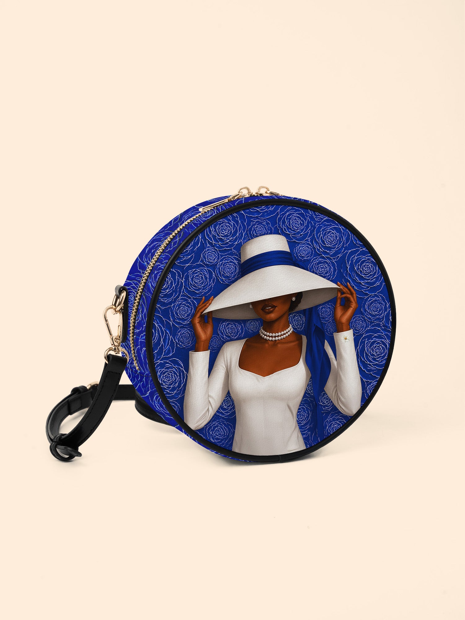 Royal Bloom Circle Crossbody Bag QR0TV281