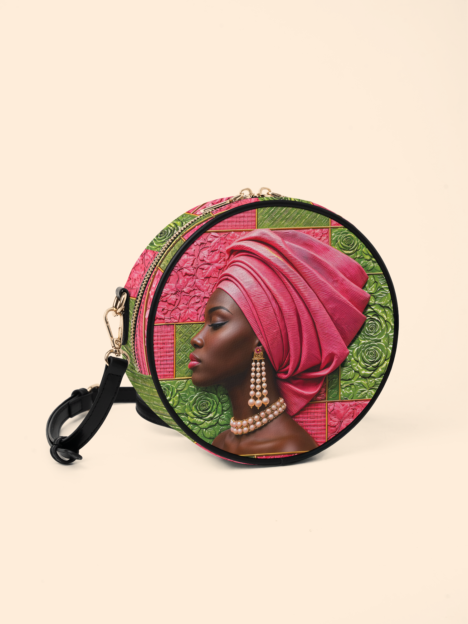 Pink Sovereign Circle Crossbody Bag QR0TD709