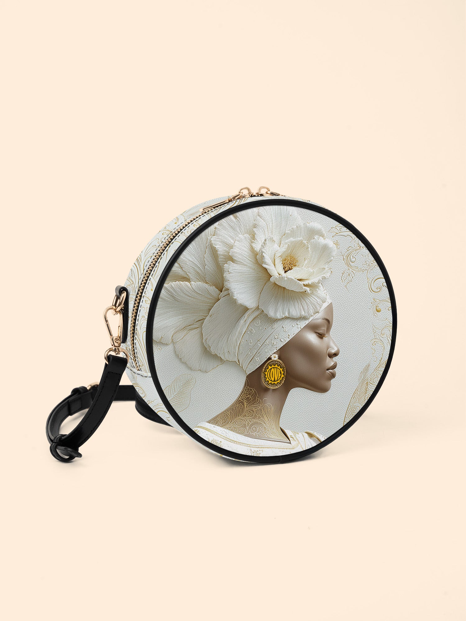 Luminous Bloom Circle Crossbody Bag QR0TV121