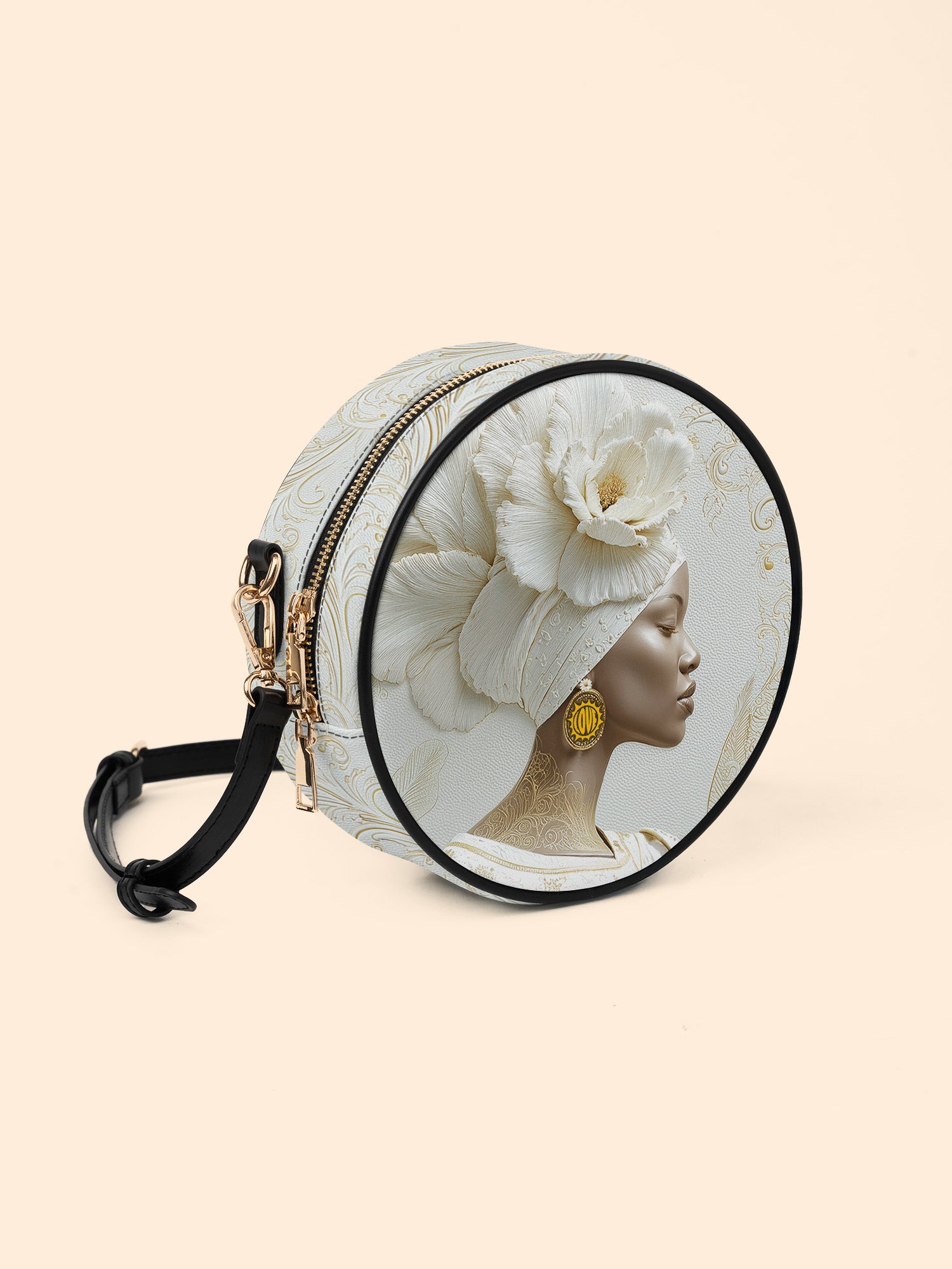 Luminous Bloom Circle Crossbody Bag QR0TV121