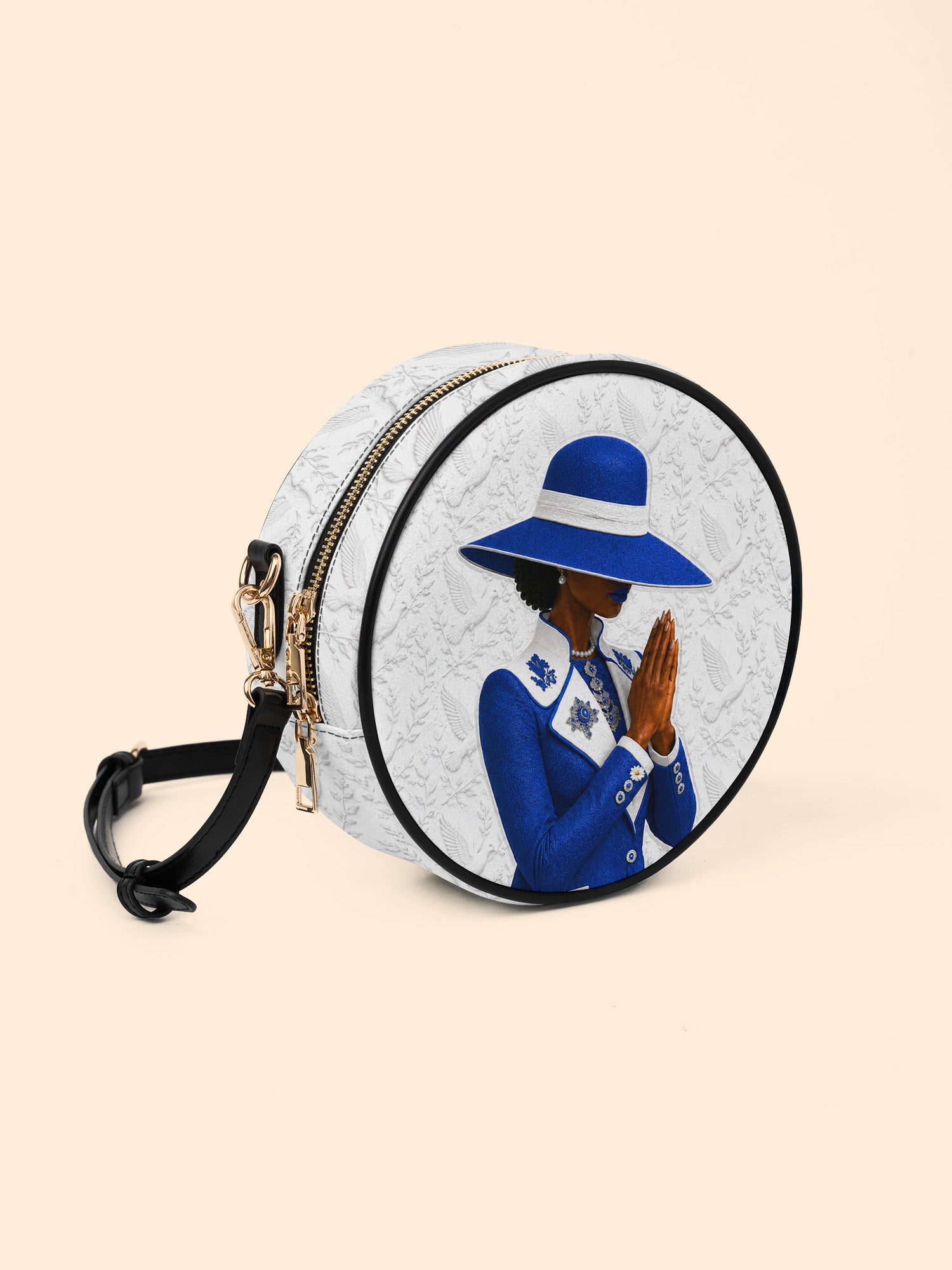 Faithful Elegance Circle Crossbody Bag QR0TV283