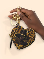 Boss Lady Heart Coin Pouch Bag Charm QR0XD401