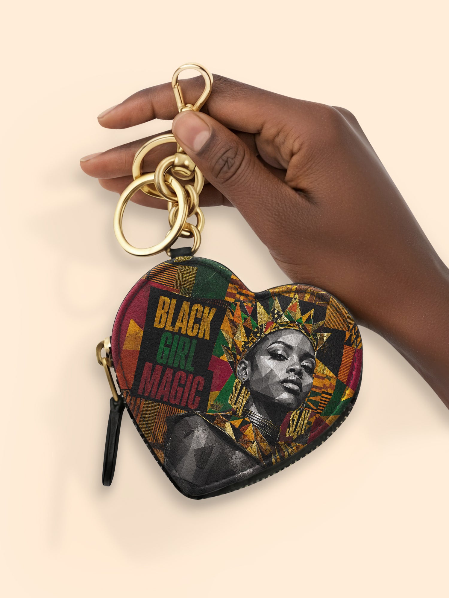 Regal Magic Heart Coin Pouch Bag Charm QR0HH212