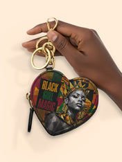 Regal Magic Heart Coin Pouch Bag Charm QR0HH212