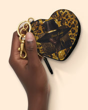 Boss Lady Heart Coin Pouch Bag Charm QR0XD401