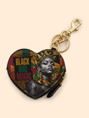 Regal Magic Heart Coin Pouch Bag Charm QR0HH212