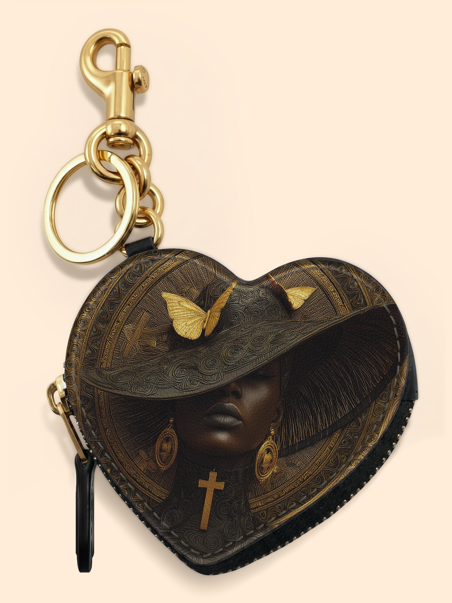 🎁 Ancestral Hymn Heart Coin Pouch Bag Charm QR0XD683 (100% off)
