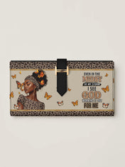 Butterfly Beauty Tab Closure Wallet