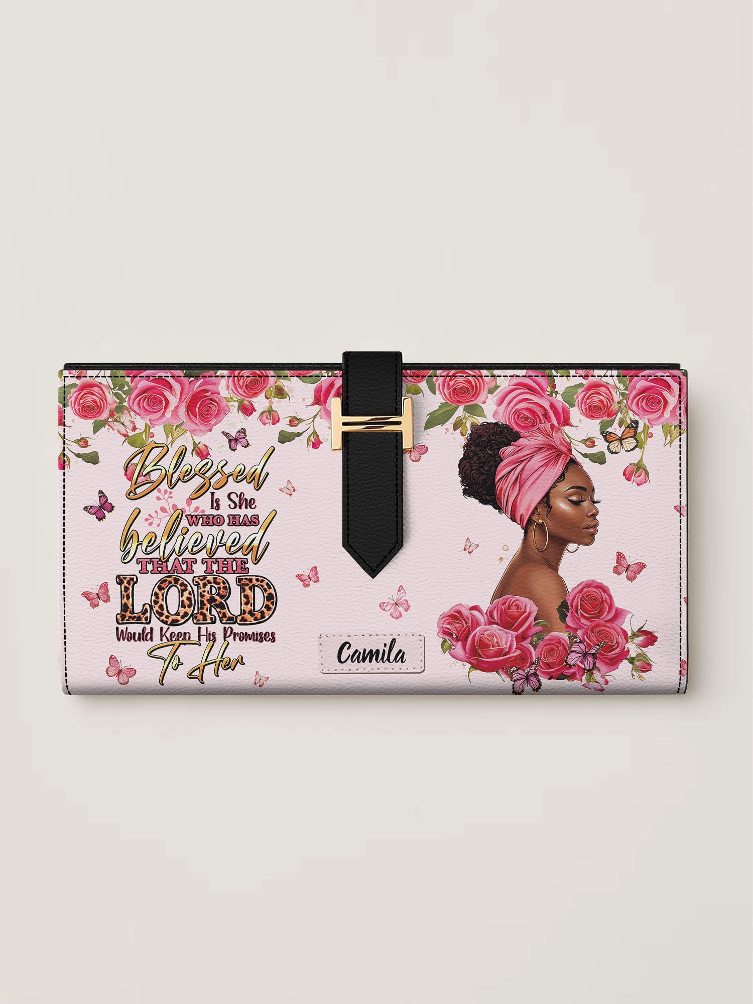 Blessed Believer Tab Closure Wallet