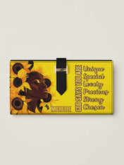 Radiant Sunflower Beauty Tab Closure Wallet