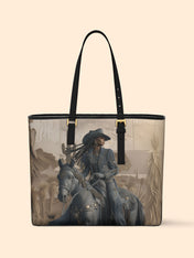 Sunkissed Spurs Sleek Leather Tote QR0TD076