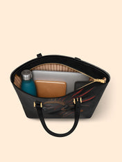 Ashes of Glory Sleek Leather Tote QR0TD067