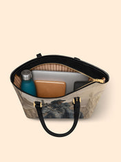 Sunkissed Spurs Sleek Leather Tote QR0TD076