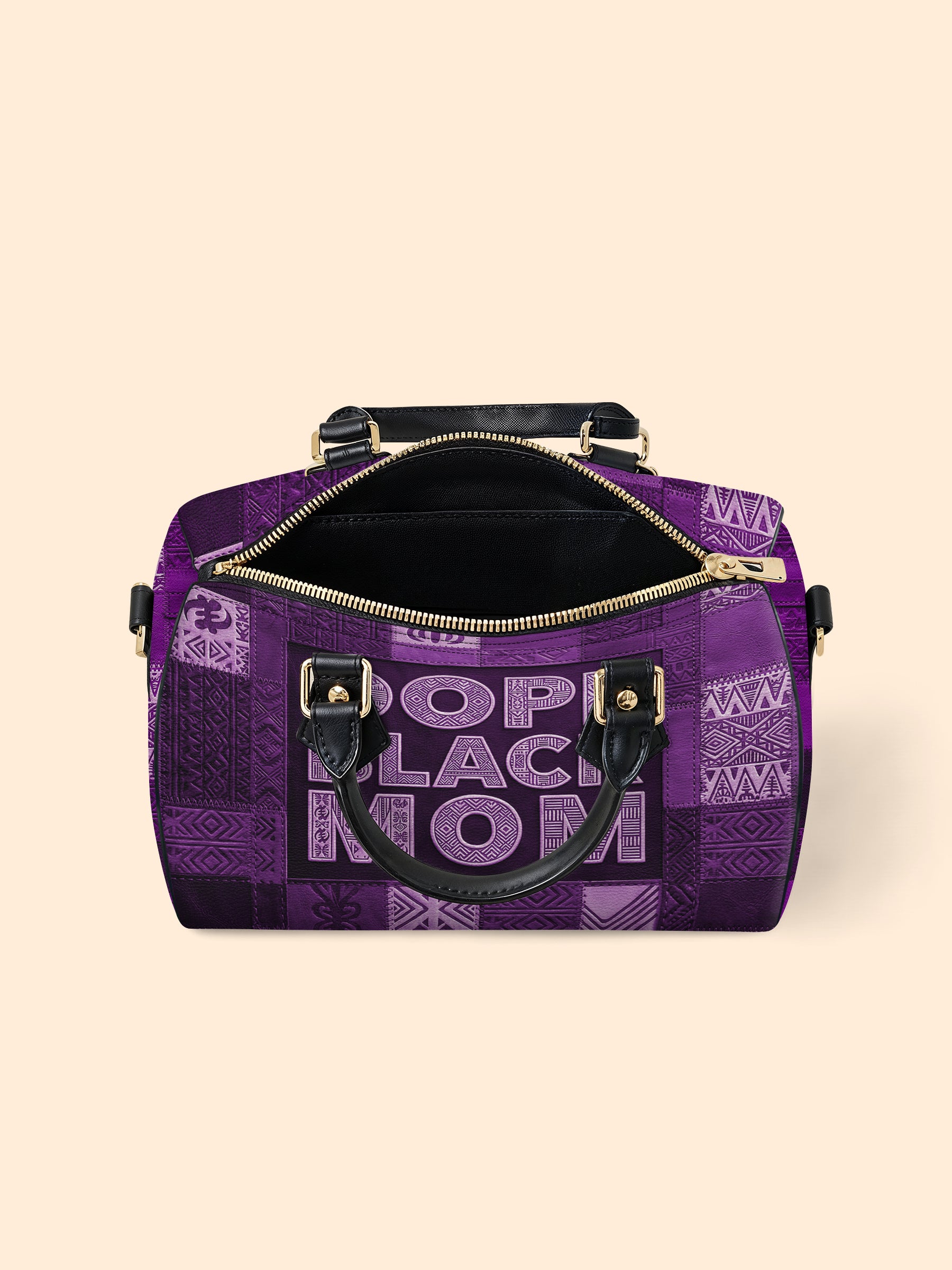 Dope Mom Leather Boston Bag QR0TD660