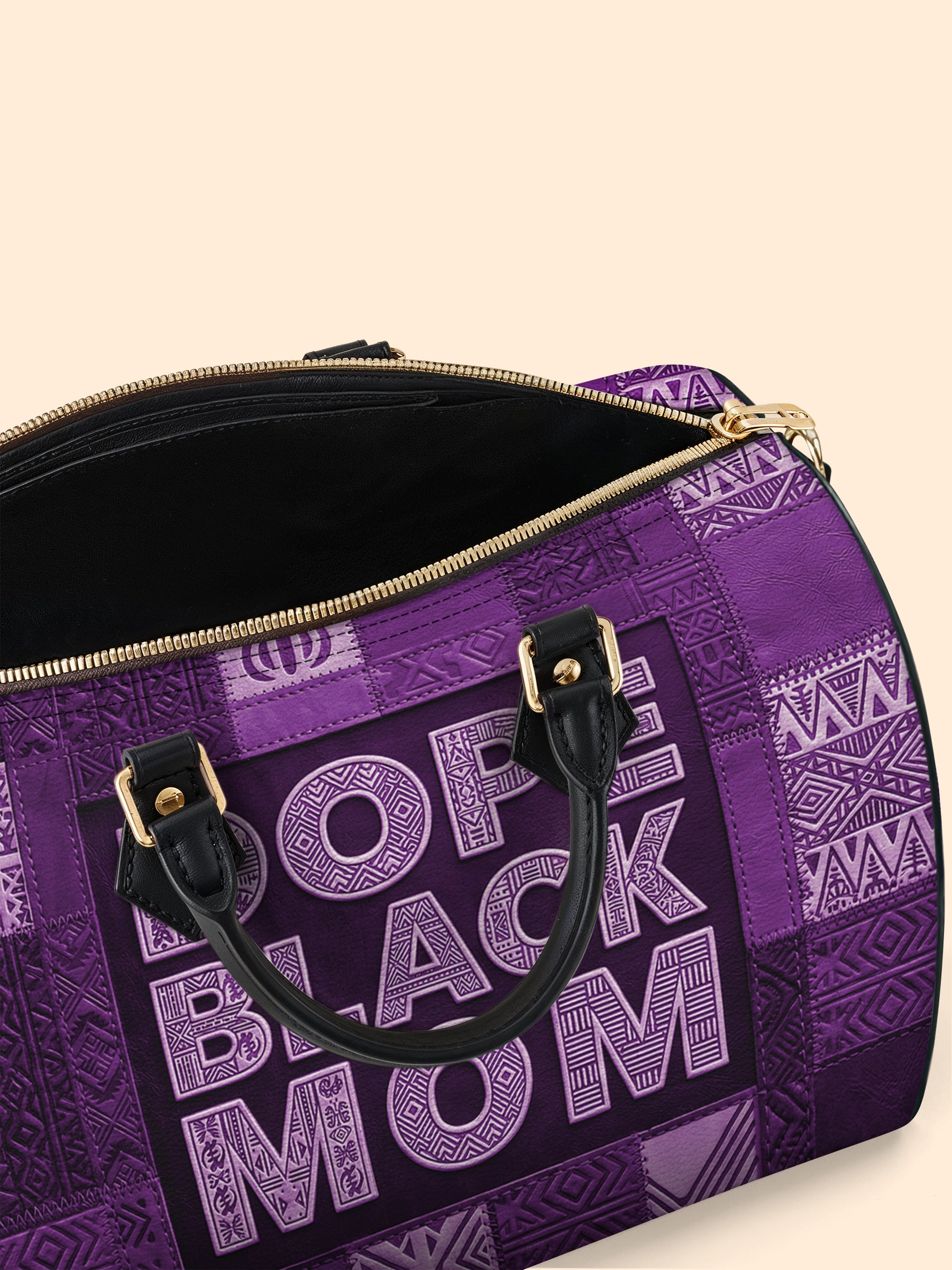 Dope Mom Leather Boston Bag QR0TD660