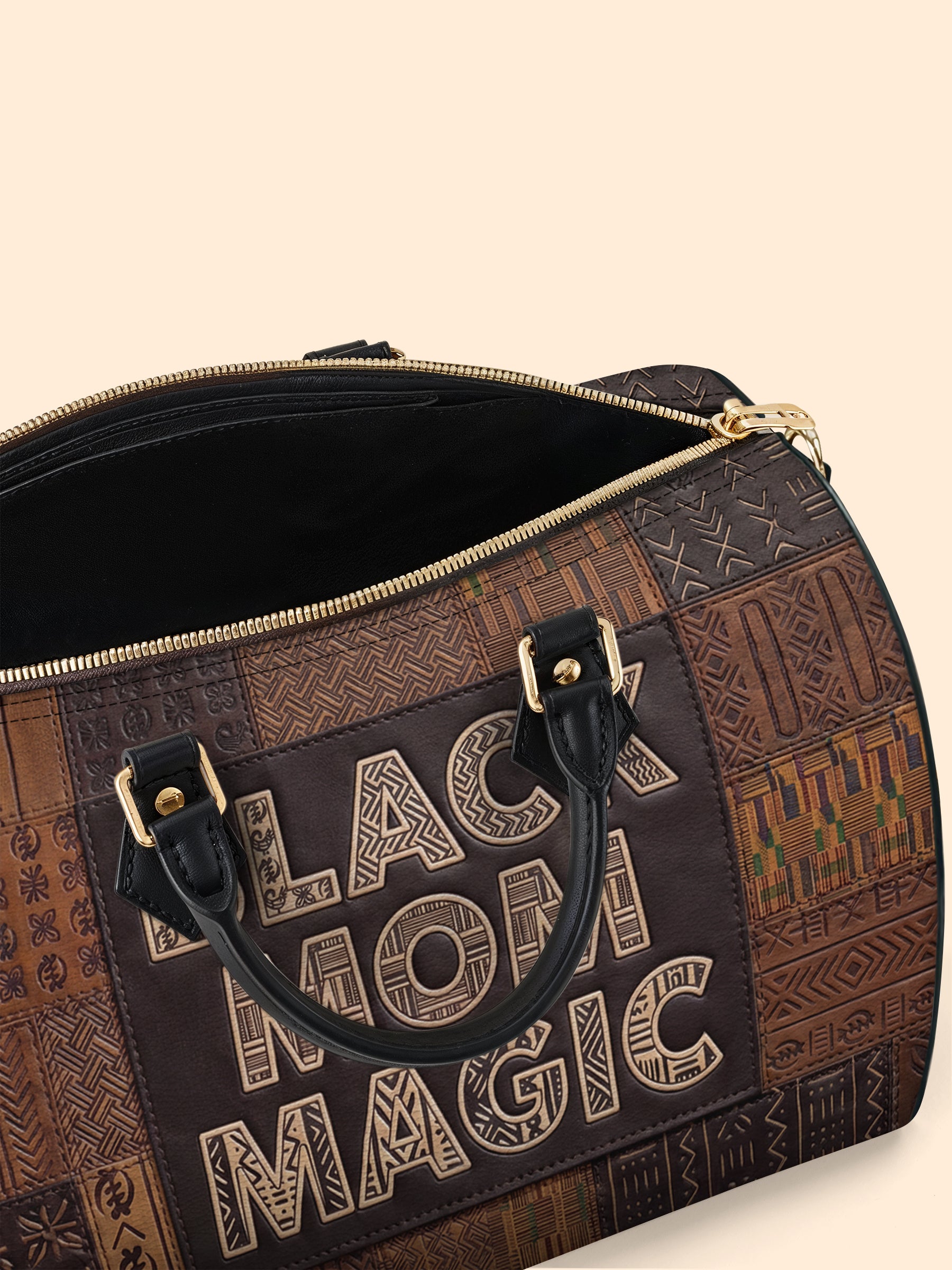 Magic Mama Leather Boston Bag QR0TD658