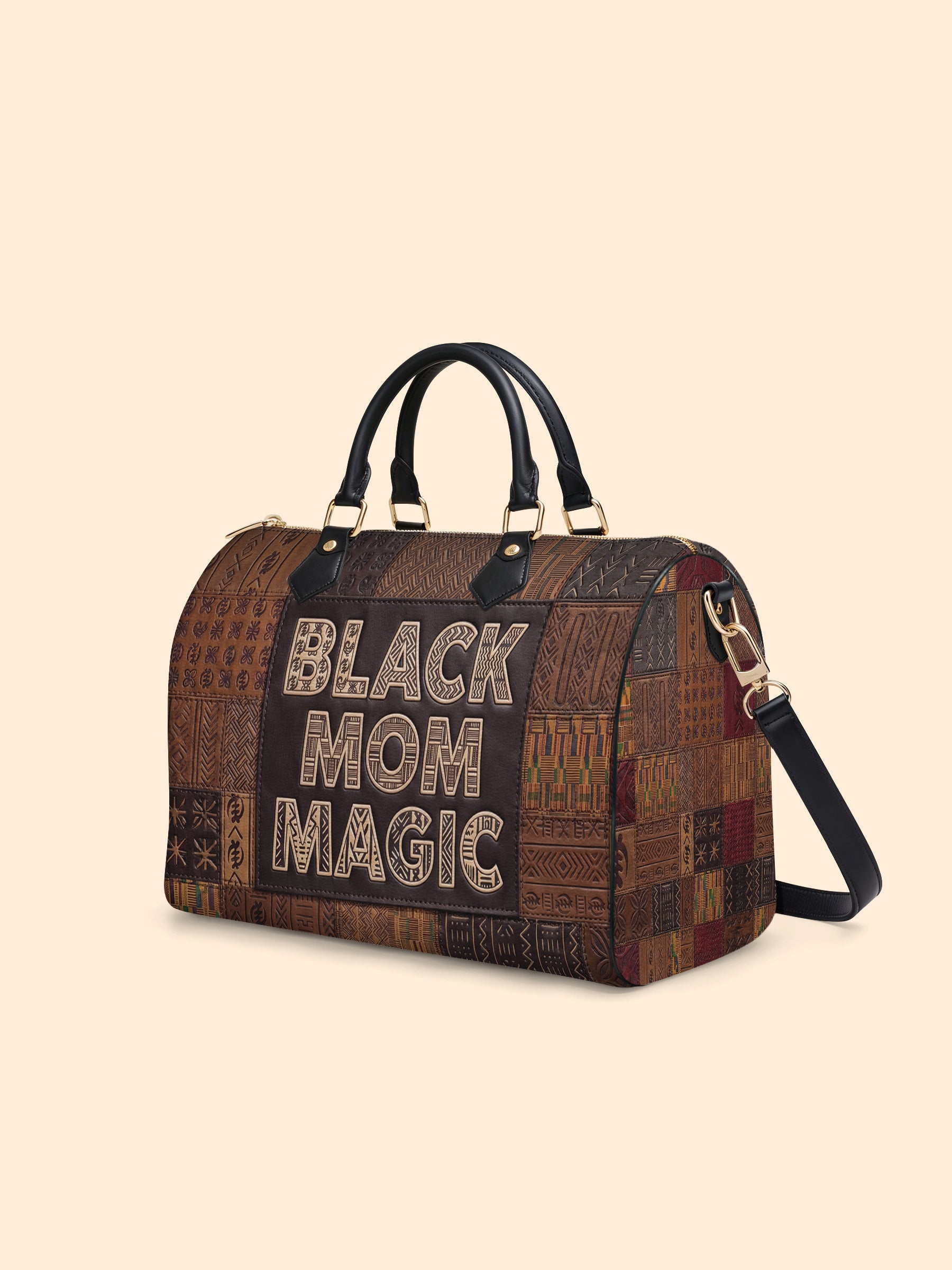 Magic Mama Leather Boston Bag QR0TD658