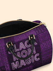 Magic Mama Amethyst Leather Boston Bag QR0TD662