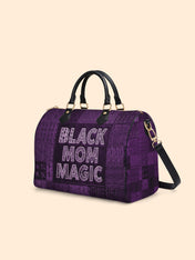 Magic Mama Amethyst Leather Boston Bag QR0TD662