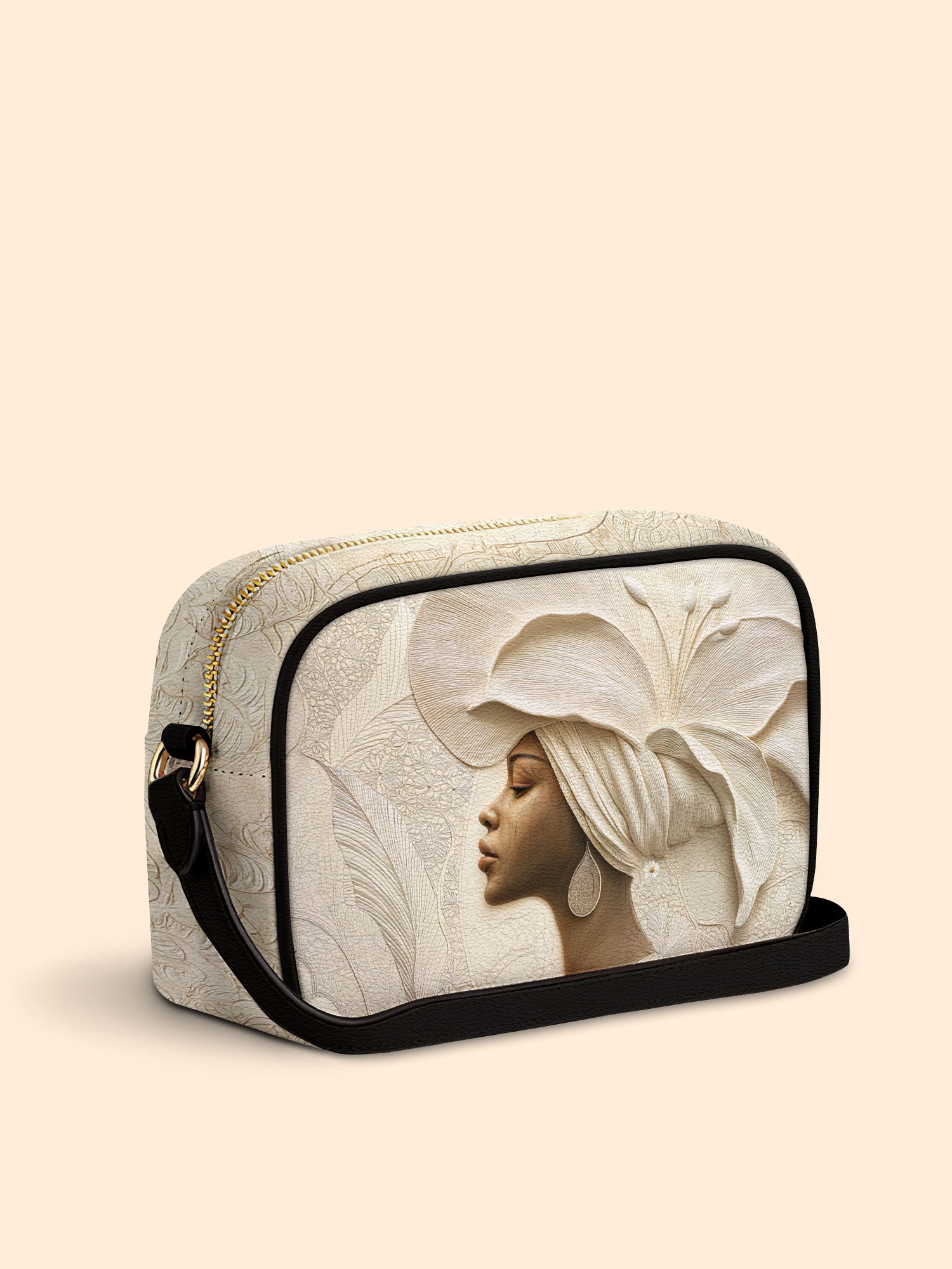 Ivory Blossom Boxy Crossbody Bag QR0TV067