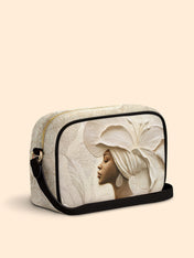 Ivory Blossom Boxy Crossbody Bag QR0TV067