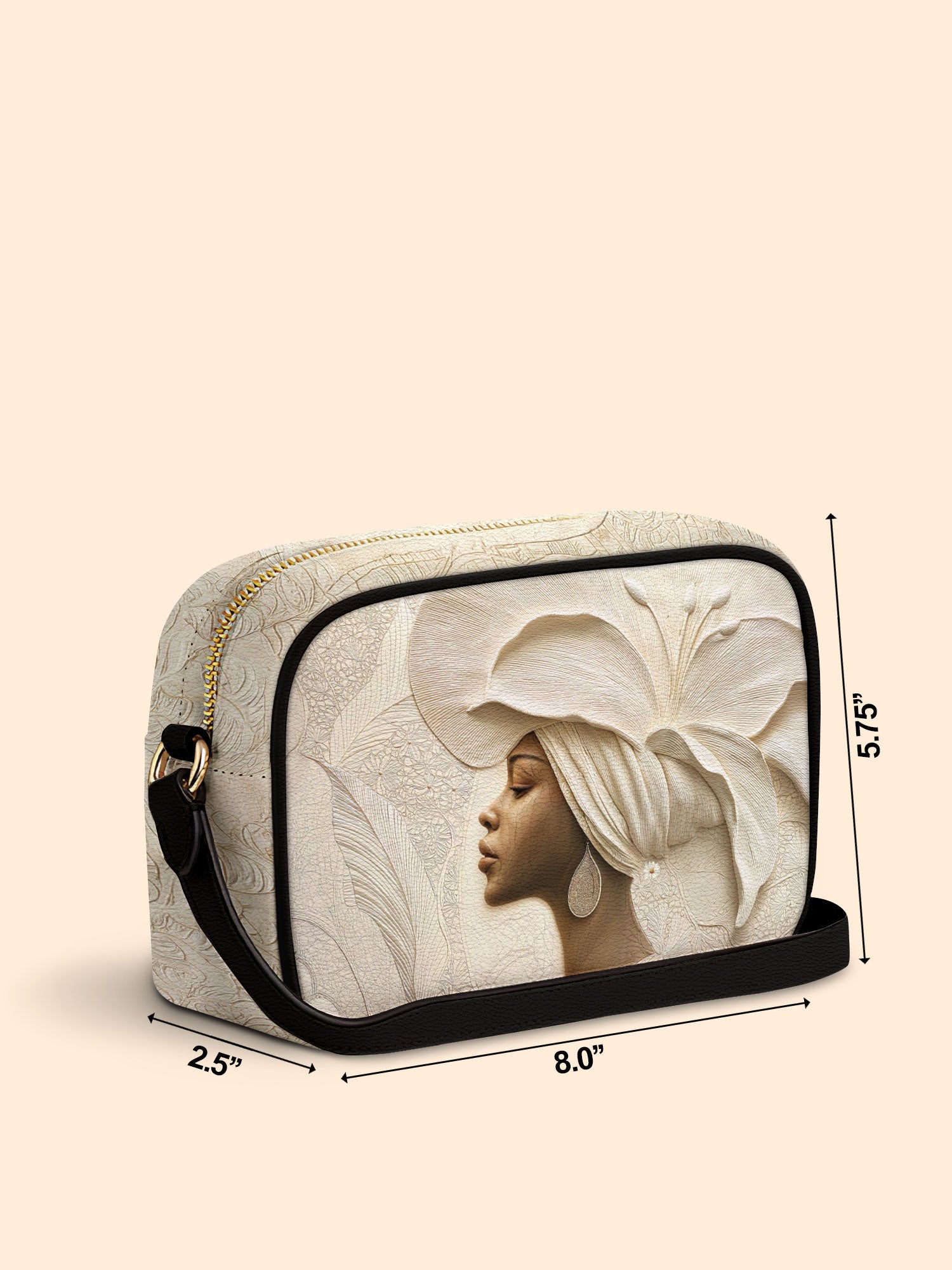 Ivory Blossom Boxy Crossbody Bag QR0TV067