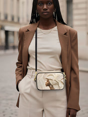 Ivory Blossom Boxy Crossbody Bag QR0TV067