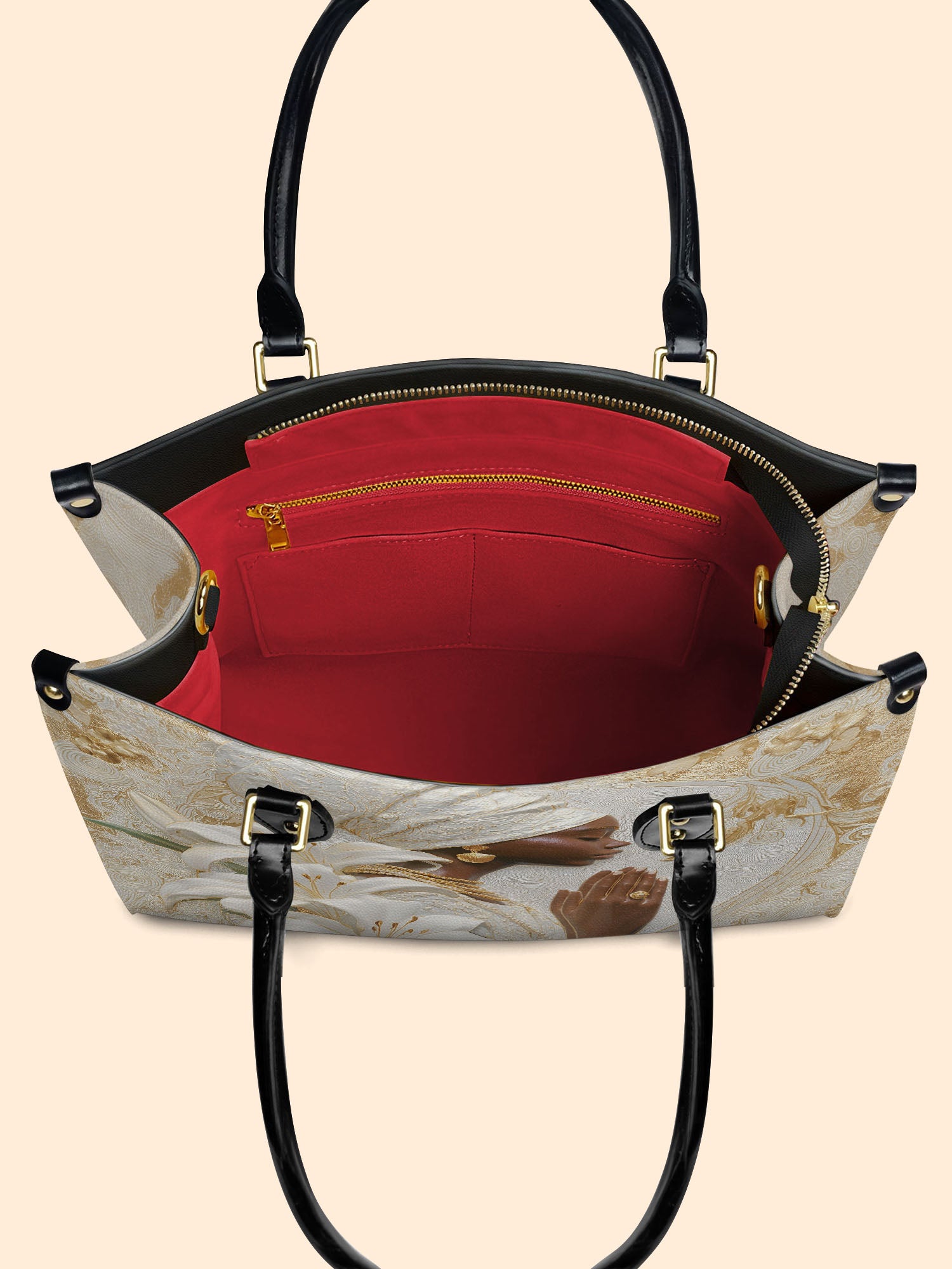 Holy Beauty Premium Leather Handbag QR0TD563