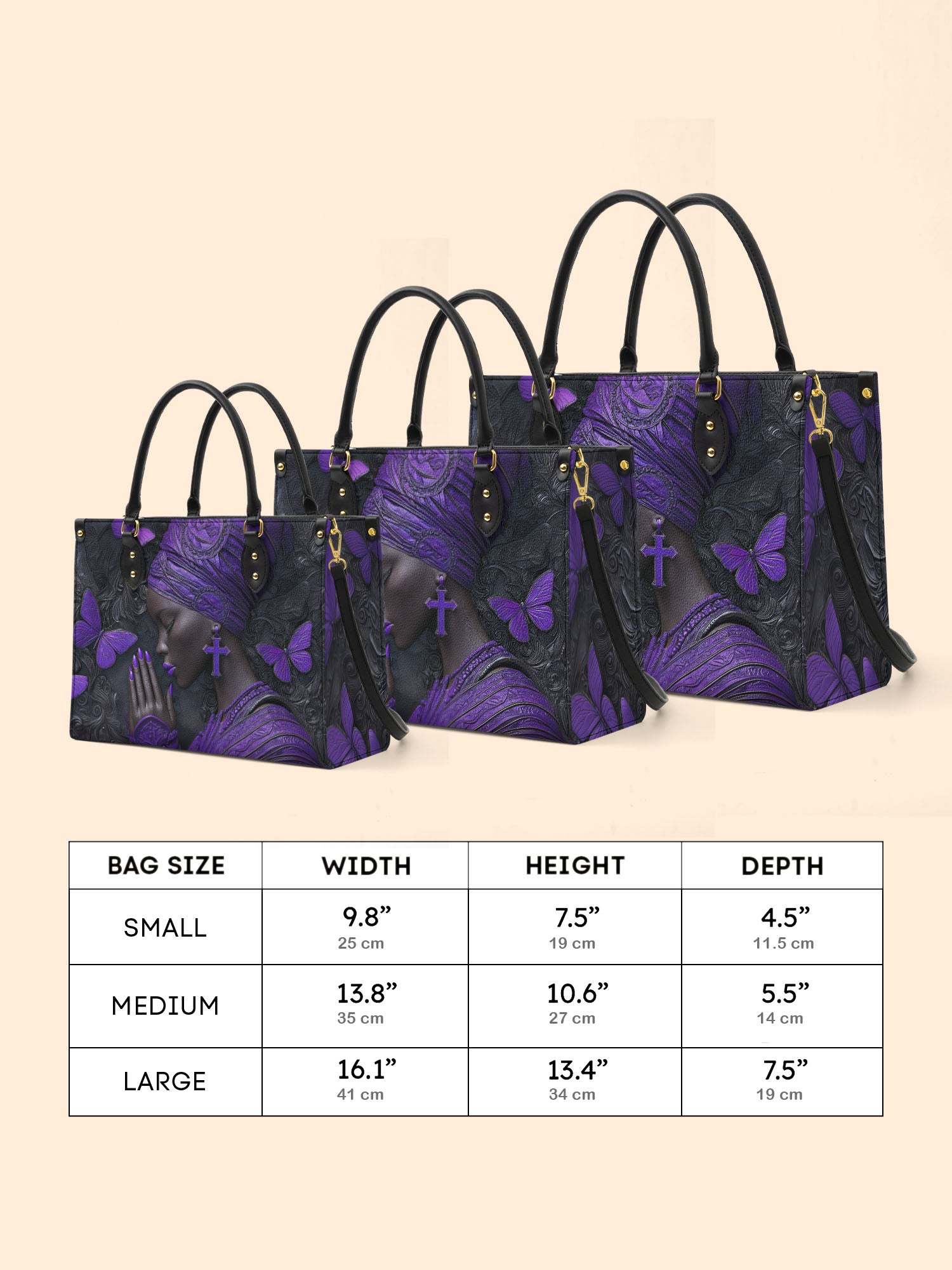 Godly Essence Premium Leather Handbag QR0TV238