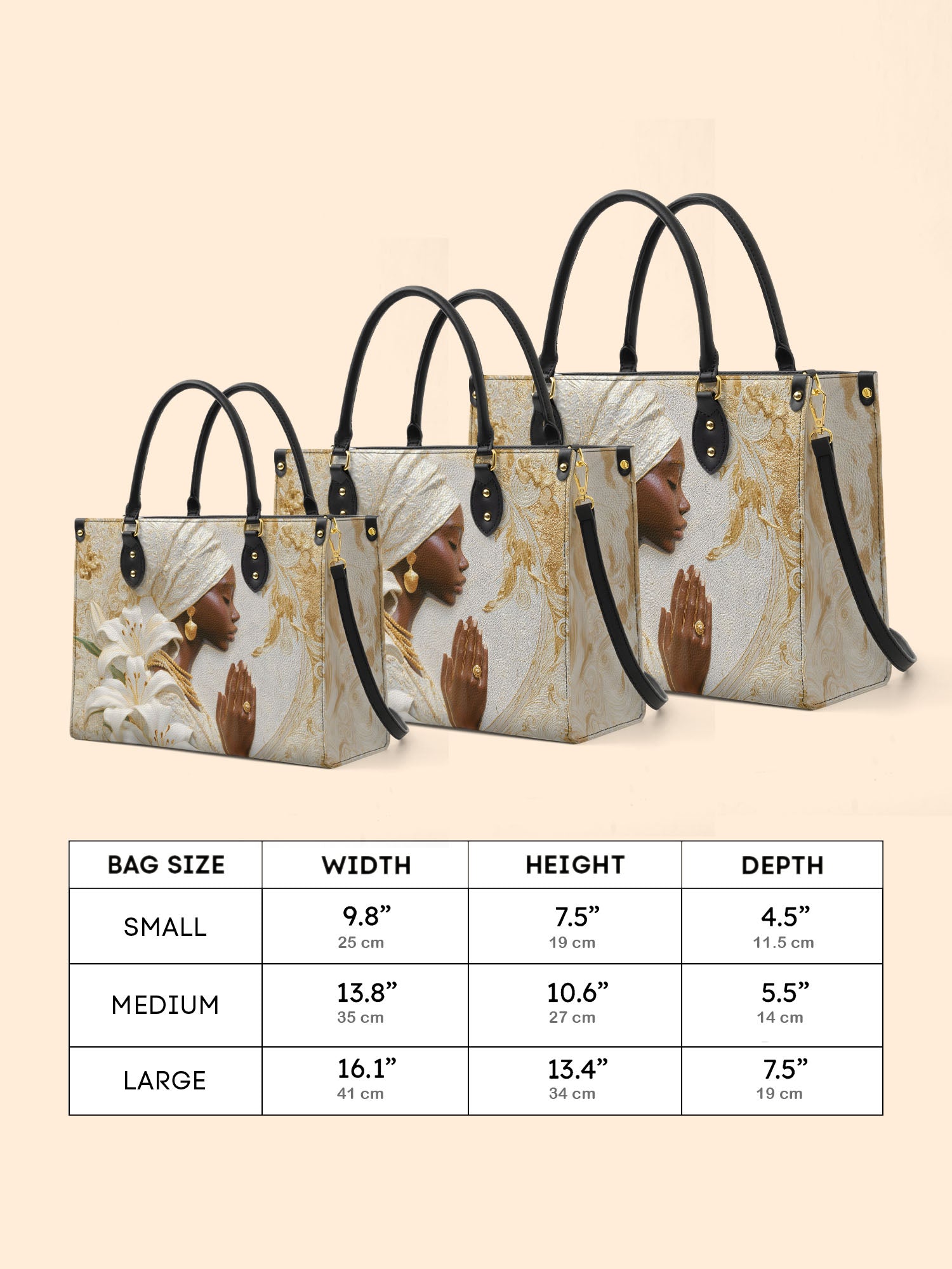 Holy Beauty Premium Leather Handbag QR0TD563