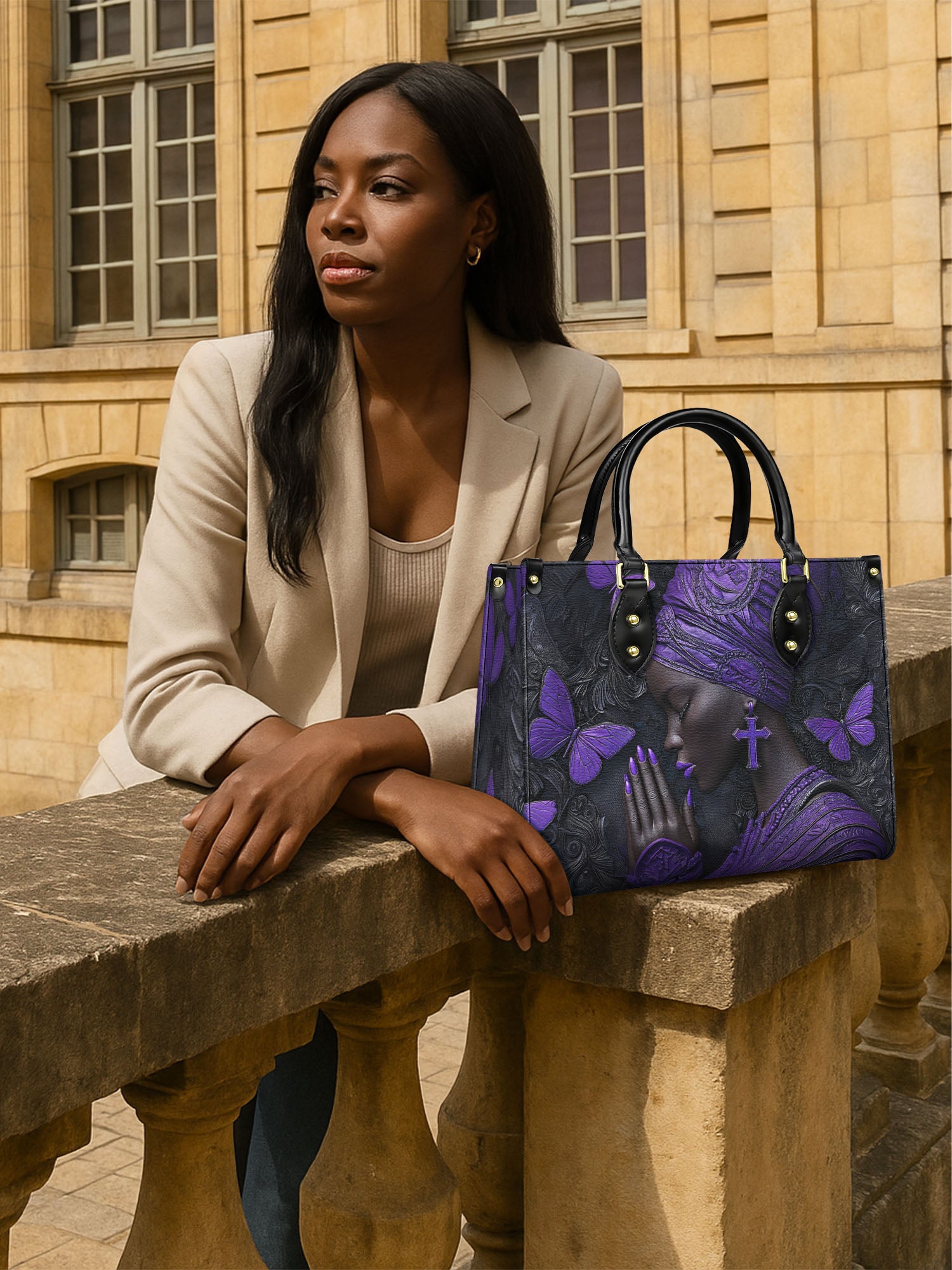Godly Essence Premium Leather Handbag QR0TV238