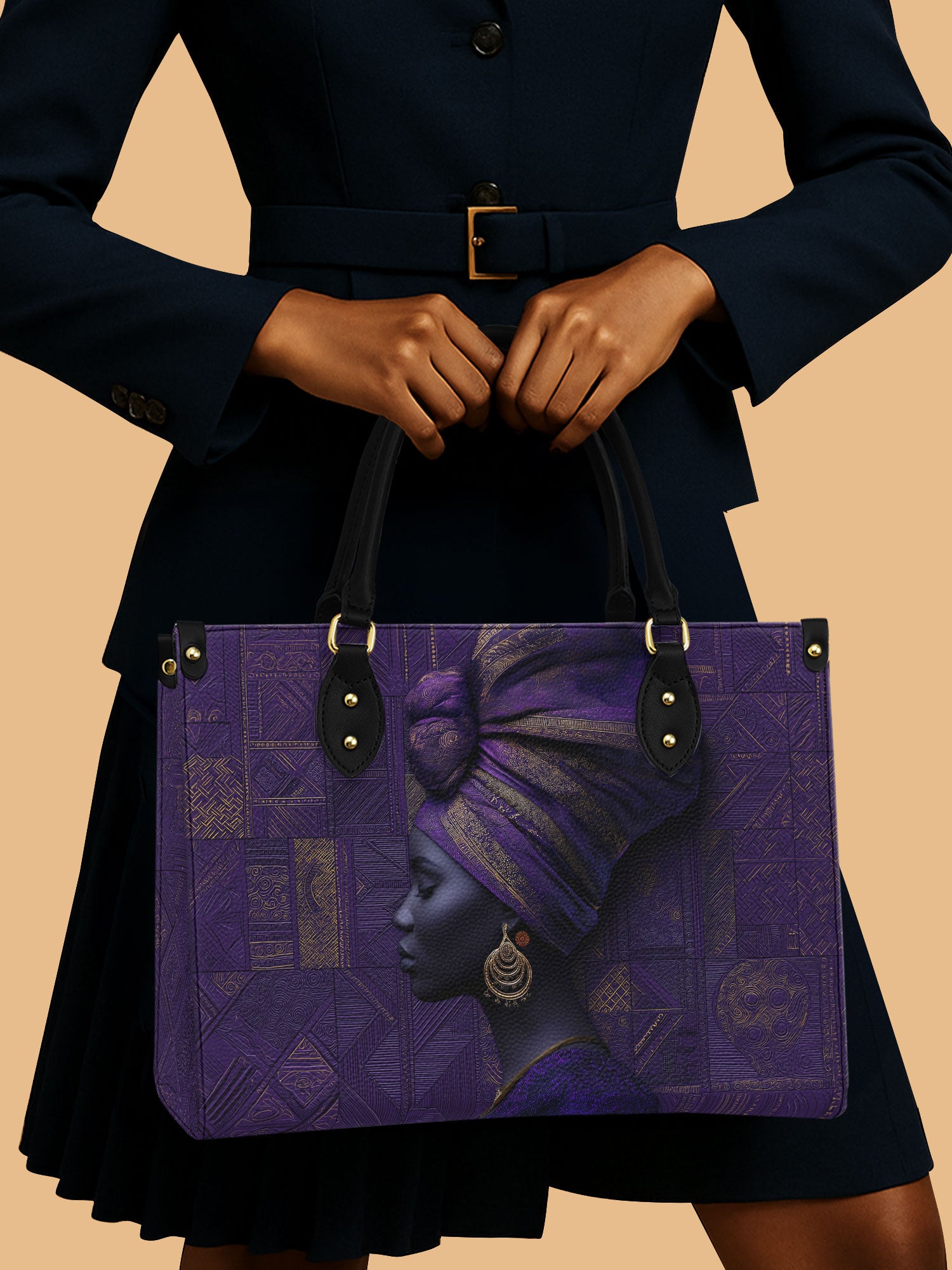 Violet Grace Premium Leather Handbag QR0TV177