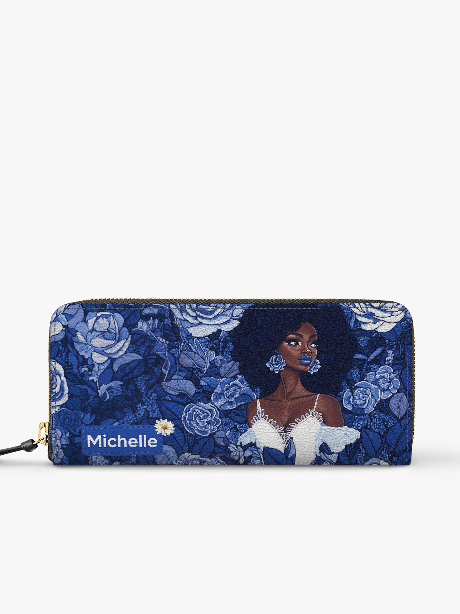 Floral Majesty Slimline Zippy Wallet