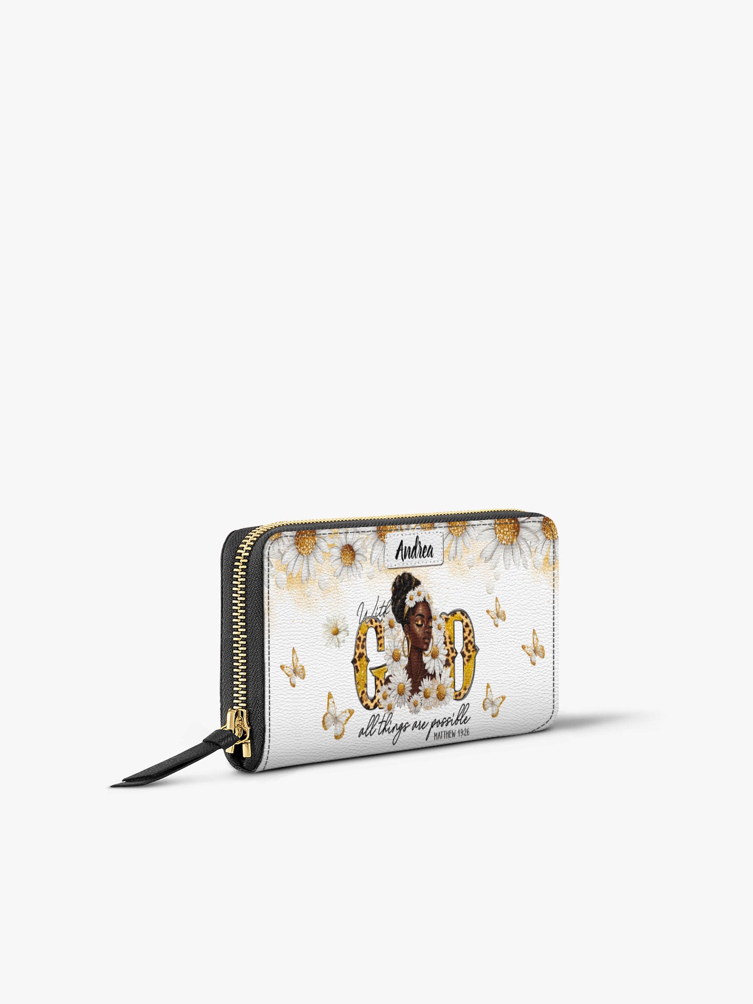 Golden Glow Grace Slimline Zippy Wallet