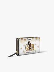 Golden Glow Grace Slimline Zippy Wallet
