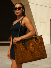 Luminous Shades Premium Leather Handbag