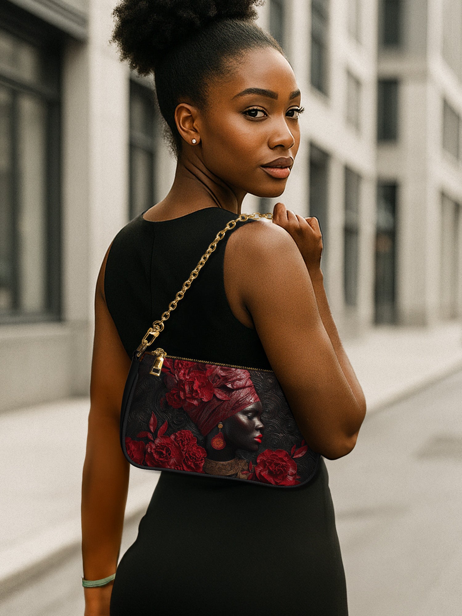 African Ardor Classic Zip Pochette QR0XD544