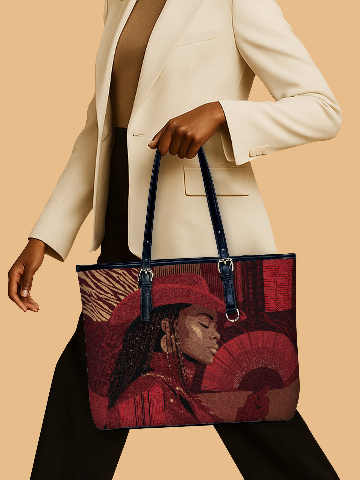 Dust Crowned Beauty Leather Bucket Bag QR0TD487