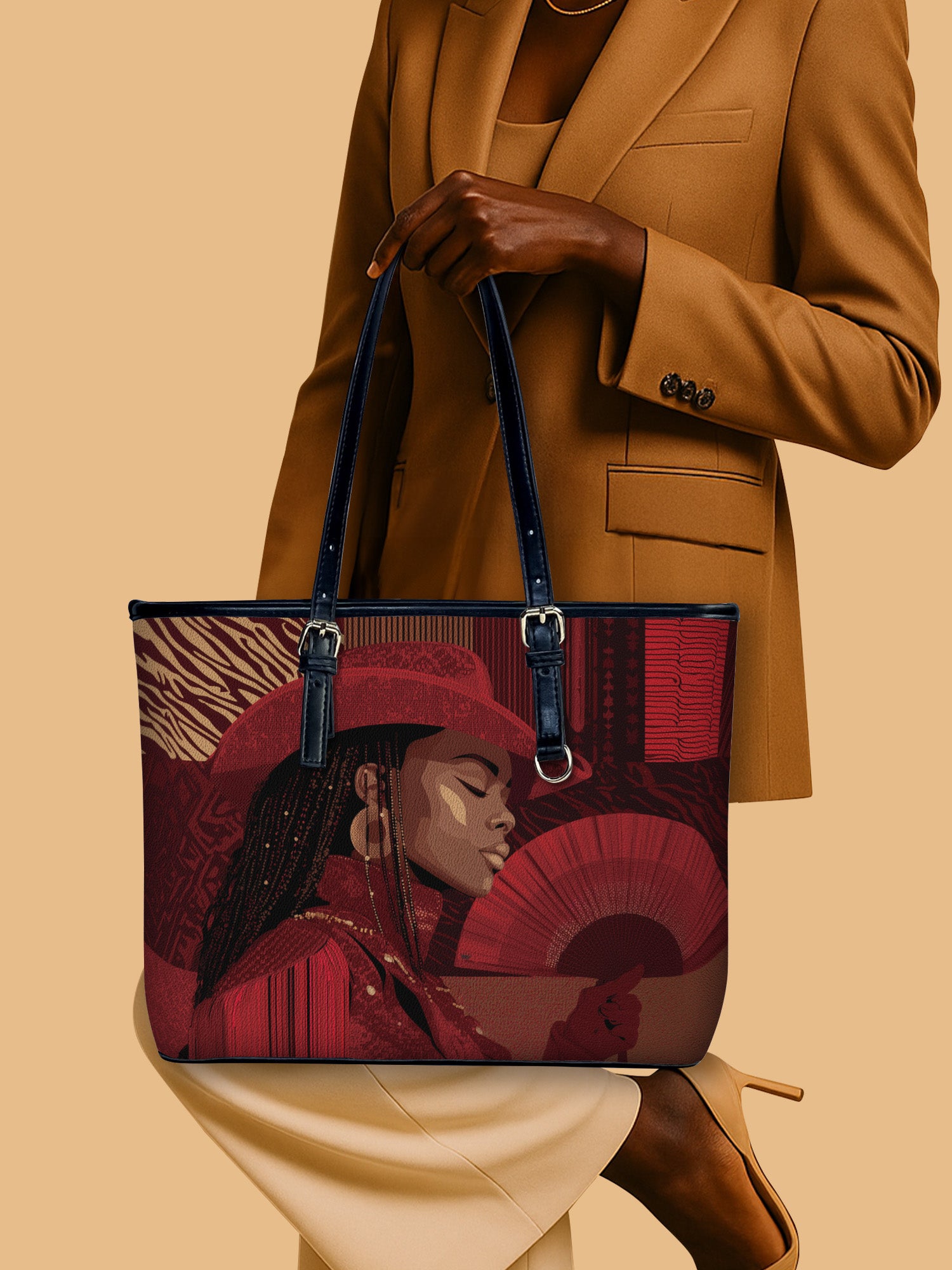 Dust Crowned Beauty Leather Bucket Bag QR0TD487