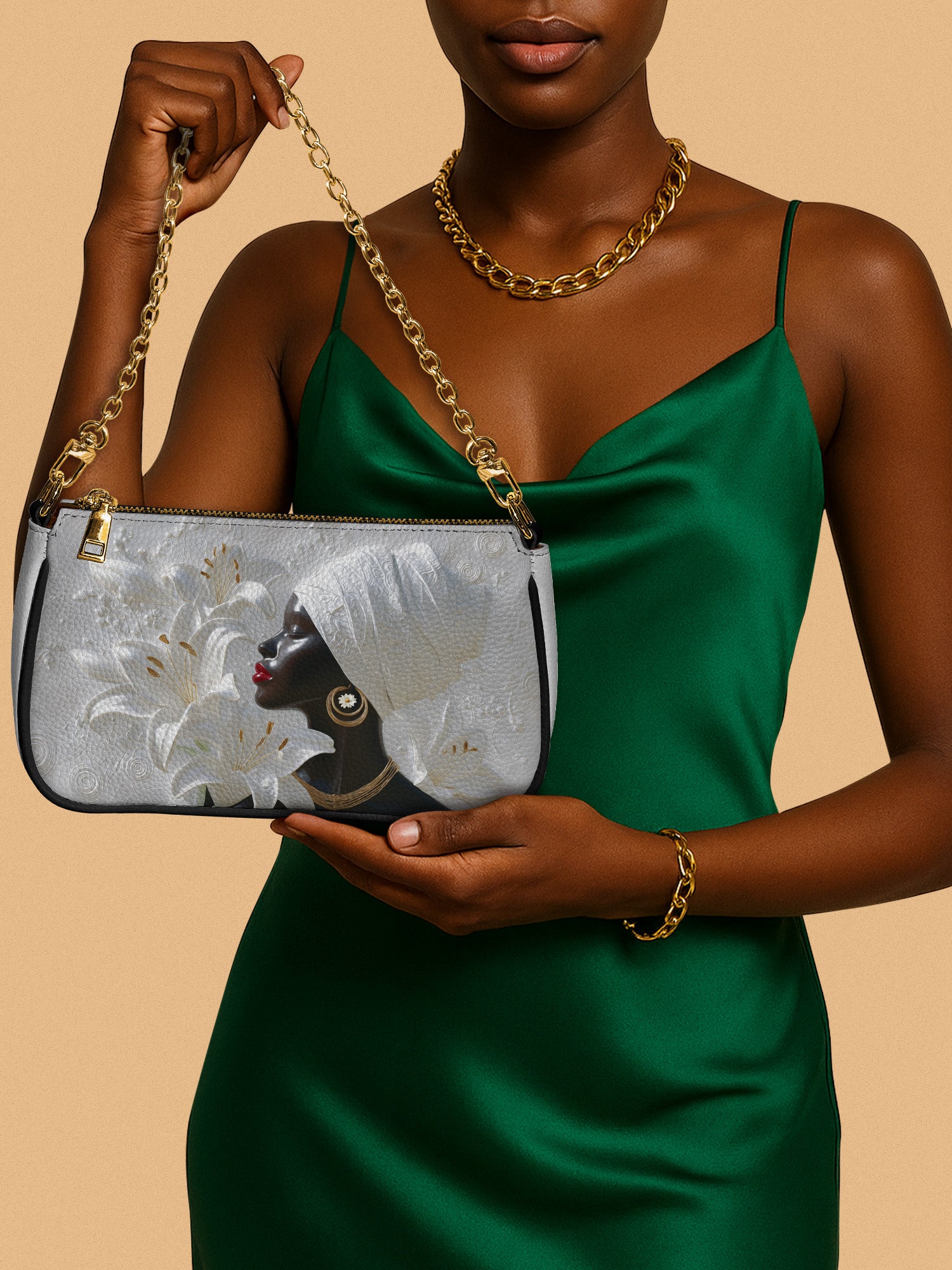 African Aureole Classic Zip Pochette QR0XD542