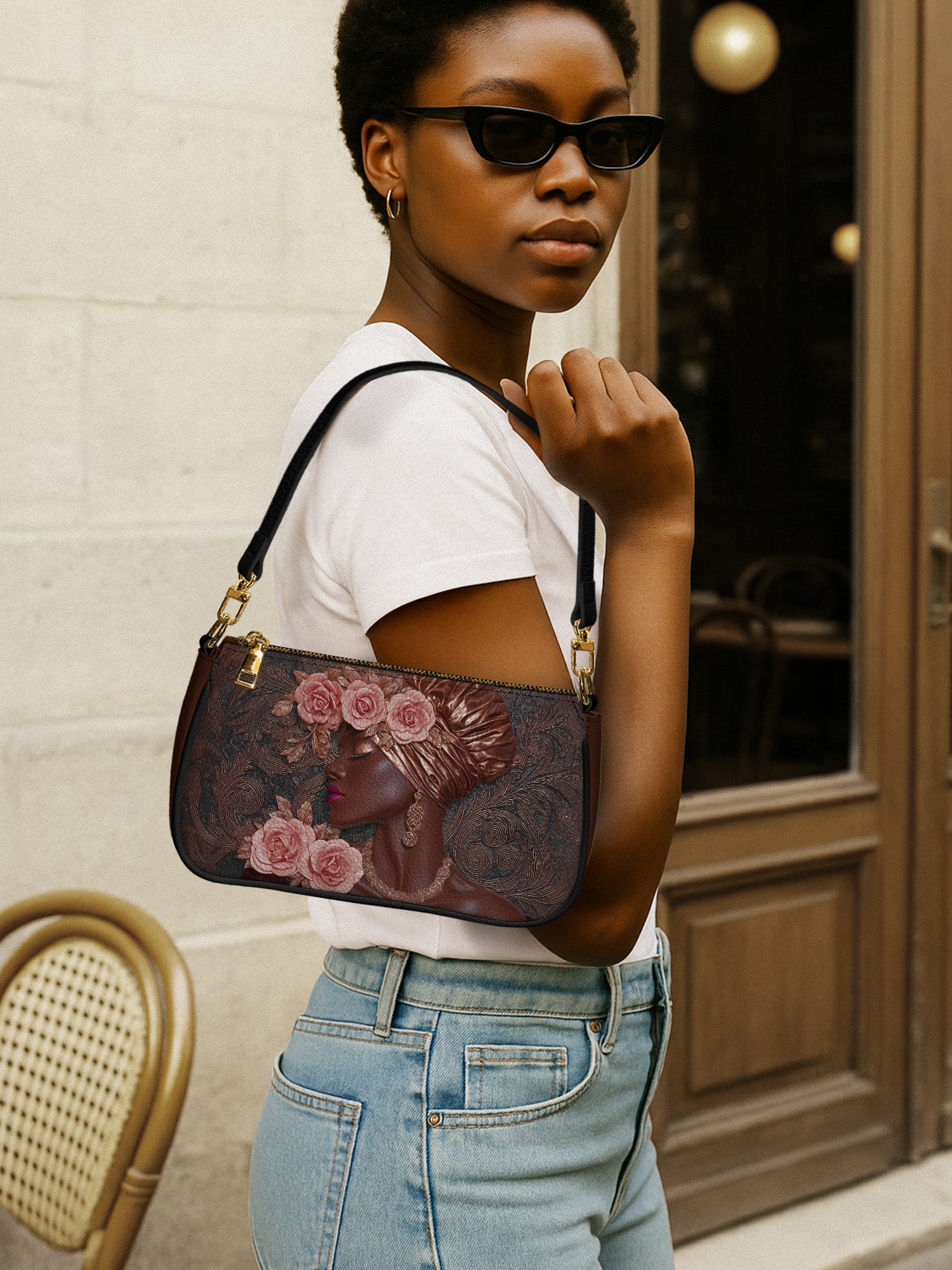 African Allure Classic Zip Pochette QR0XD541