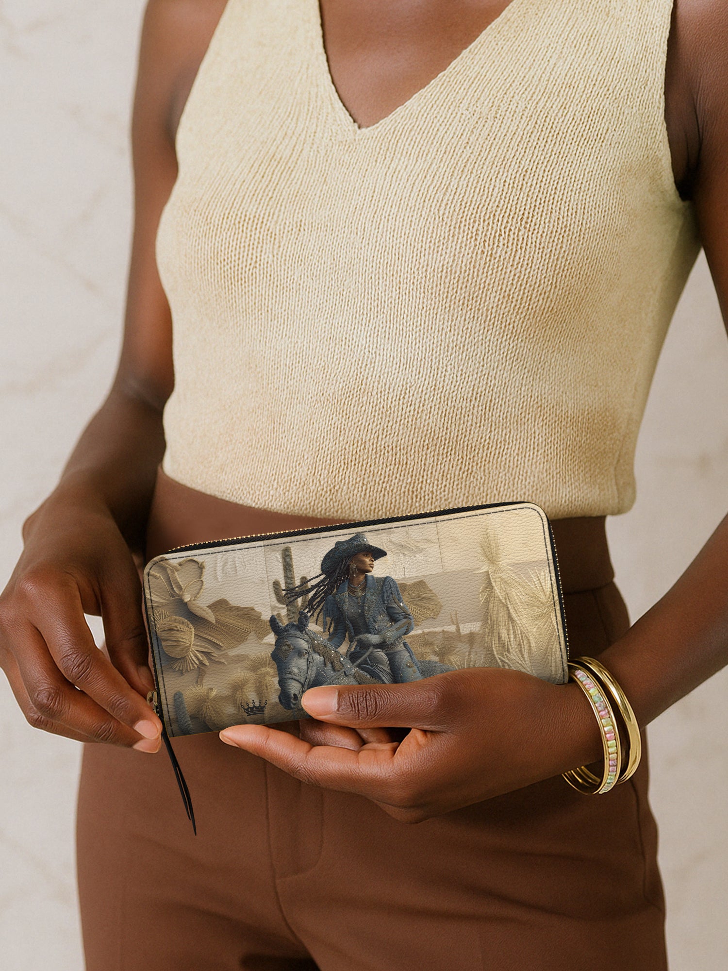 Sunkissed Spurs Slimline Zippy Wallet QR0TD105