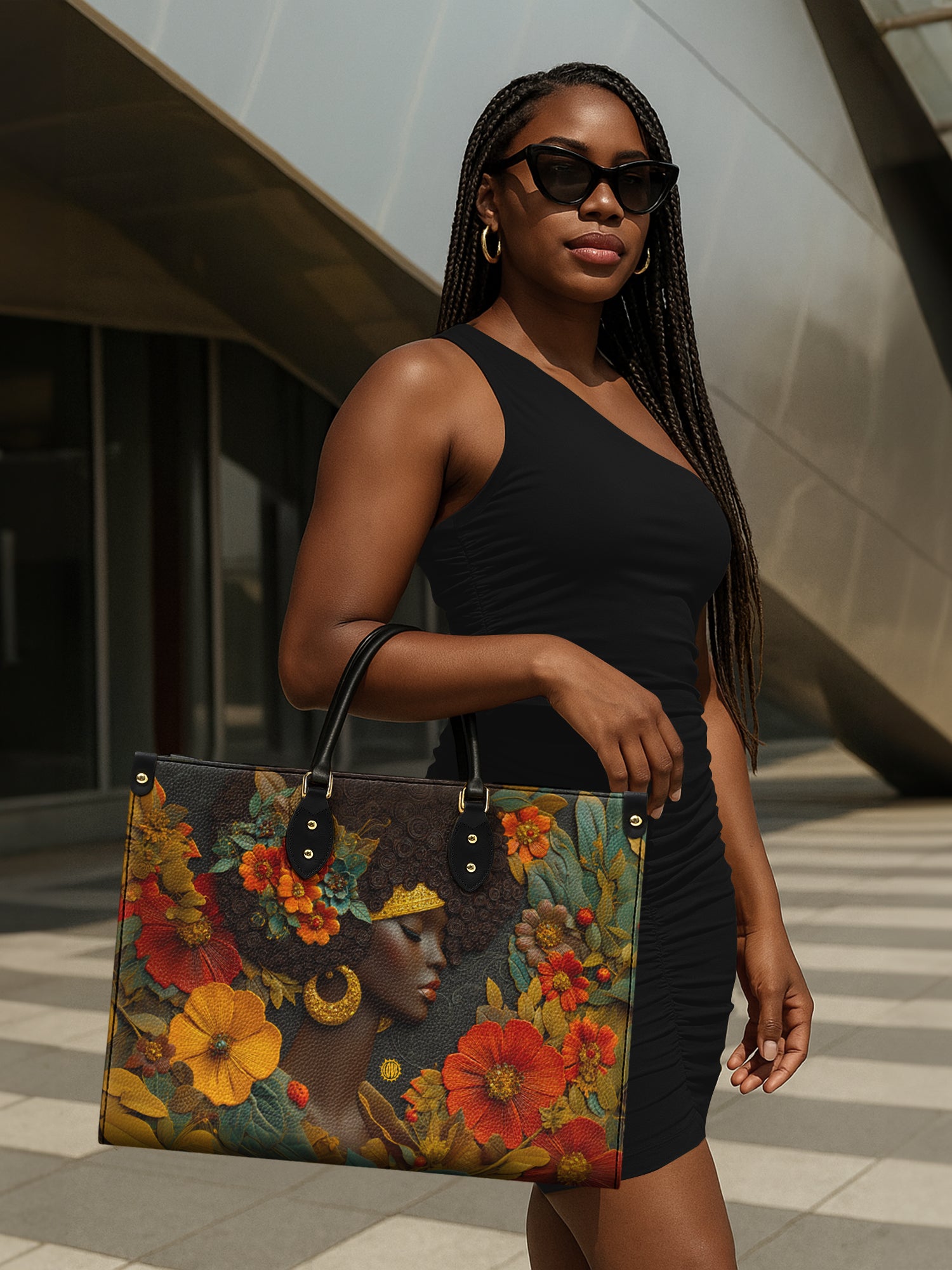 Golden Silence Premium Leather Handbag QR0XD137
